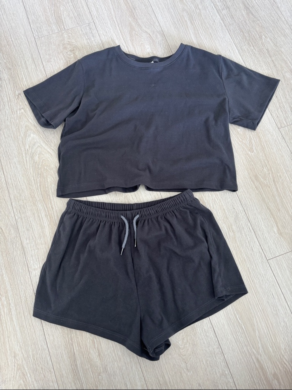 Black Women's Lounge Jumpsuit Romper Set